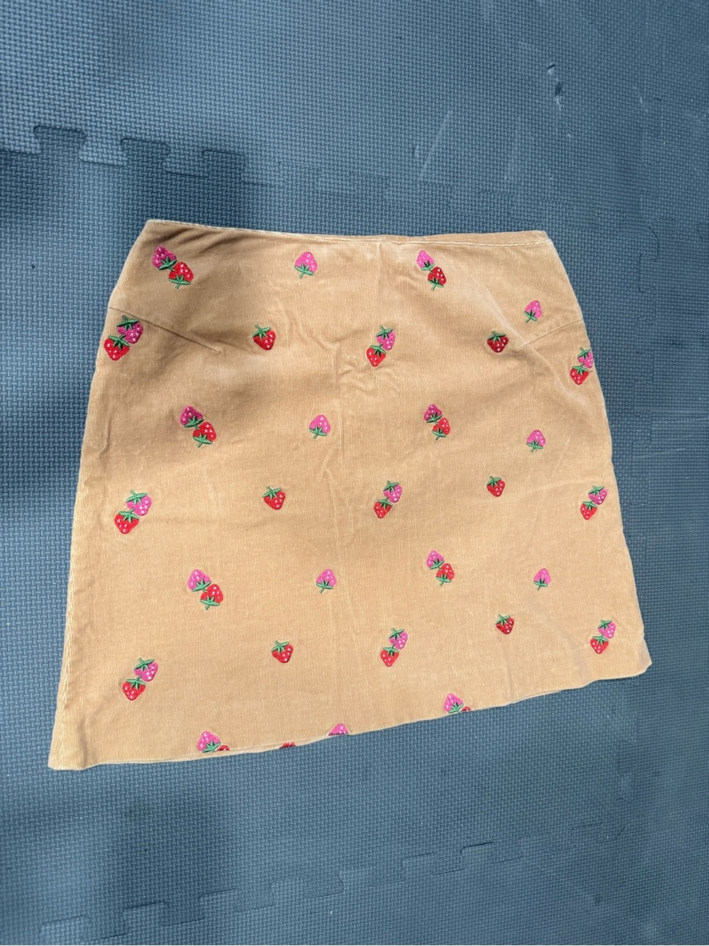 Lilly Pulitzer Mini Skirt with Strawberry Embroidery